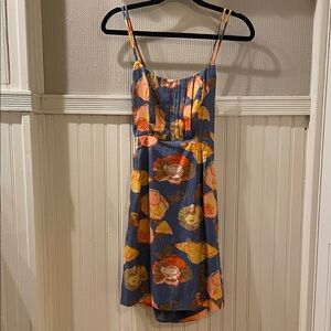Maeve Blue and Yellow Dress size 2